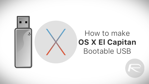 create bootable usb for mac os x el capitan